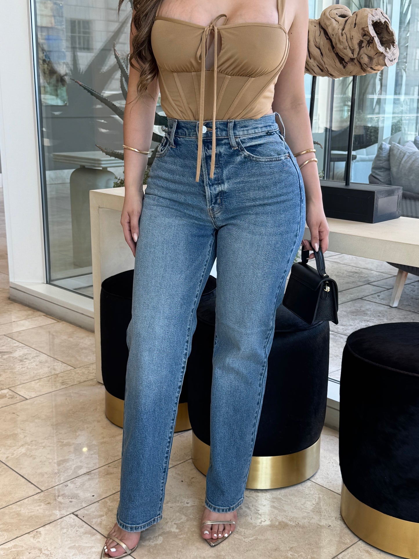 Super High Rise Dad Jeans