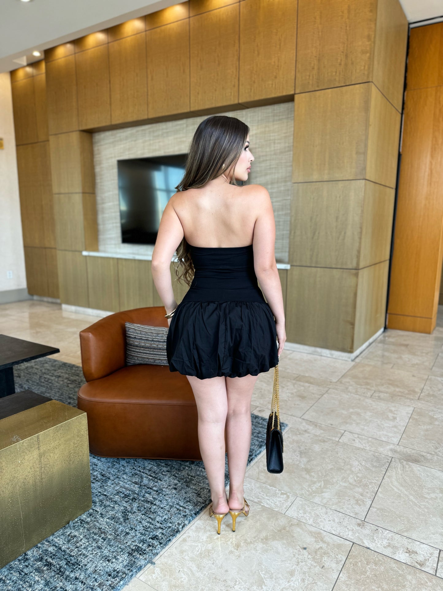 Kelly Strapless Tub Top Bubble Dress