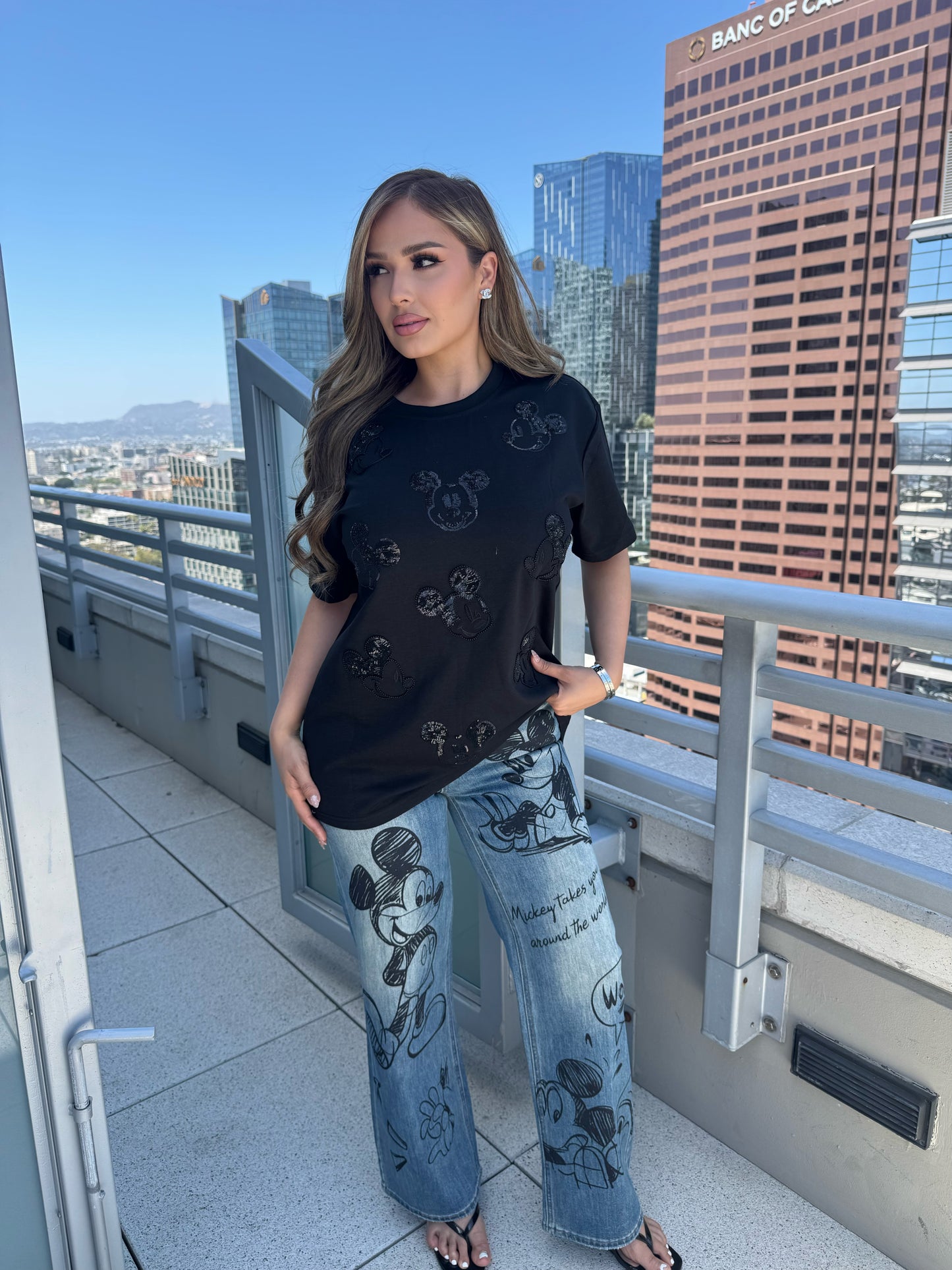 Dreamy Mouse Oversized Tee