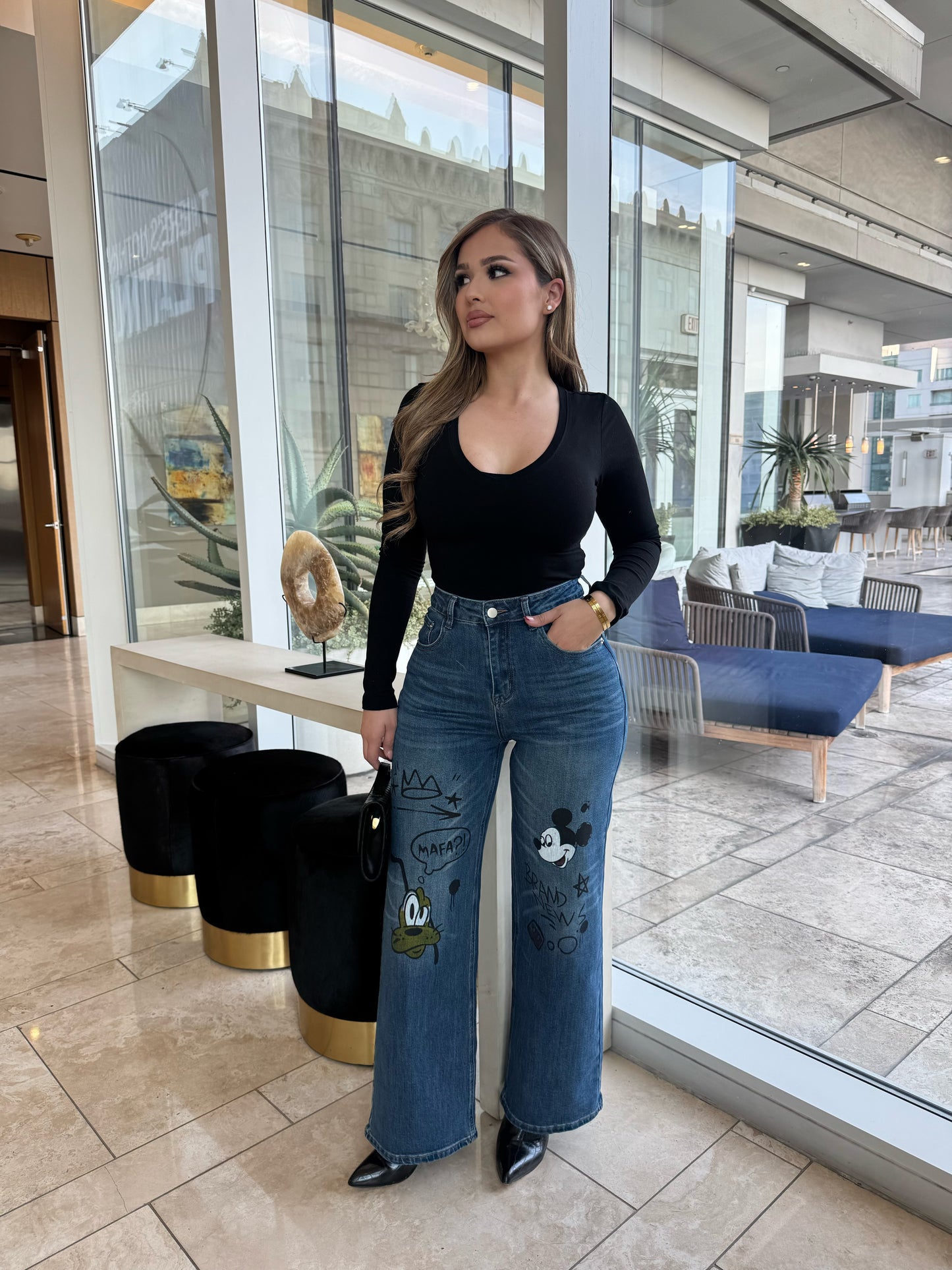 Icon Character Print Pants